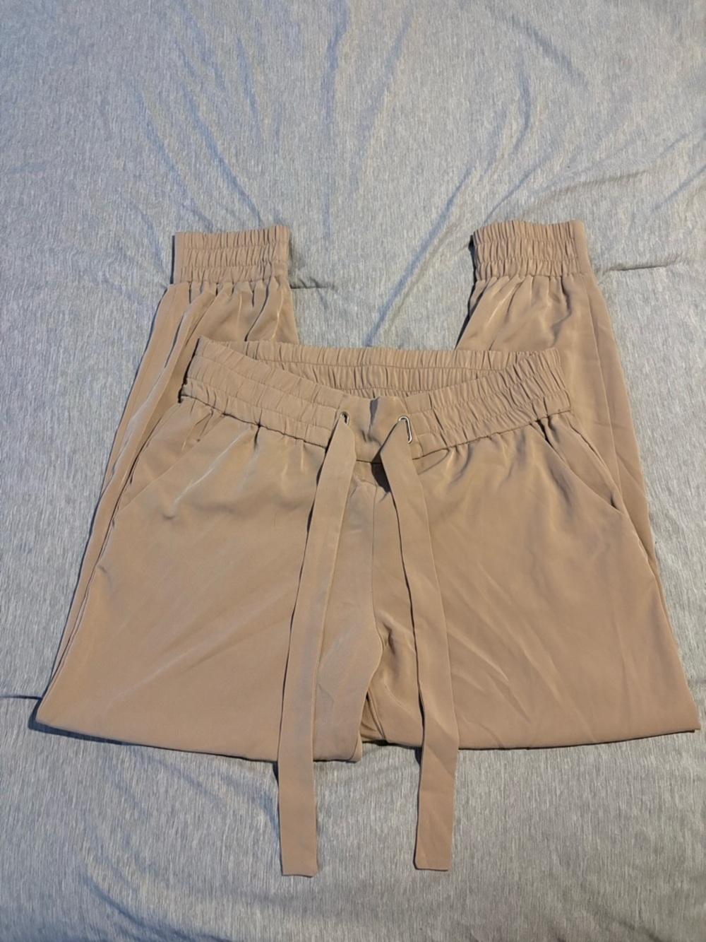 Dynamite Beige/Tan Drawstring Joggers